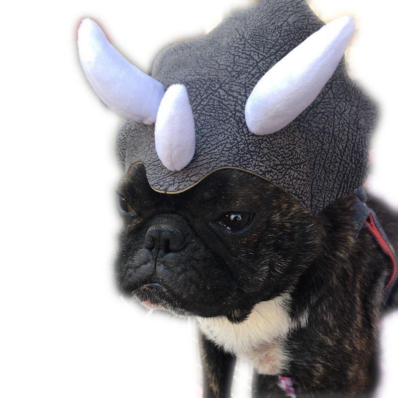 Triceratops Pet Transformation Hat - Fun And Stylish Pet Headgear Costume