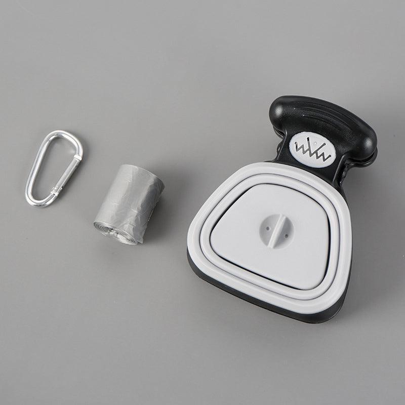 Convenient Travel Poop Bag Dispenser With Foldable Poop Spoon