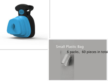 Convenient Travel Poop Bag Dispenser With Foldable Poop Spoon