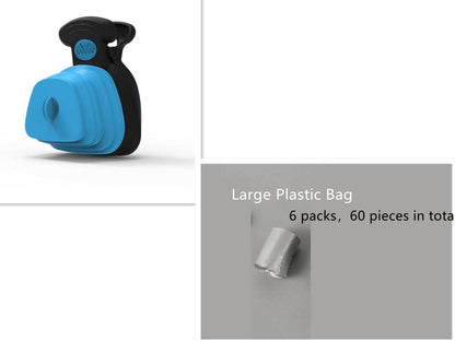 Convenient Travel Poop Bag Dispenser With Foldable Poop Spoon