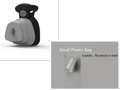 Convenient Travel Poop Bag Dispenser With Foldable Poop Spoon